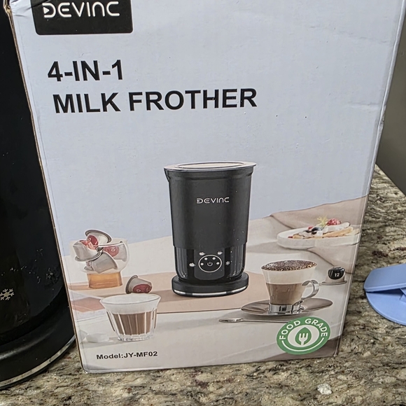 Other - DeVinc 4-in-1 Milk Frother - Black